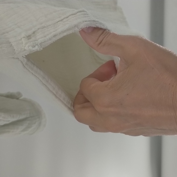 URBAN DAIZY Ud oversized gauze button front cotton w pockets size medium - Picture 6 of 10